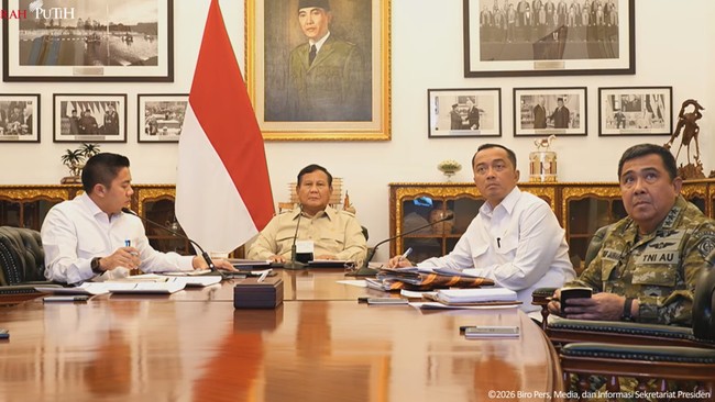 Prabowo Soroti Lahan Bekas Karhutla Berubah Jadi Kebun Sawit, Minta Data Delapan Korporasi