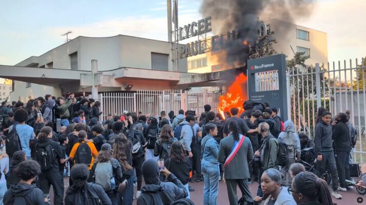 Demonstrasi Pelajar Prancis Meluas dan Ricuh, Sejumlah Sekolah Dibakar